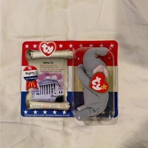 Ty Collectible Plush Righty the Elephant New